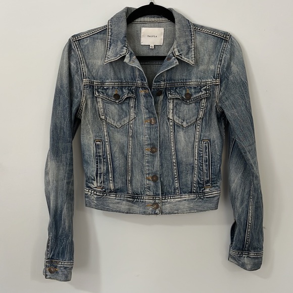 Talula Edo Cropped Denim Jacket - Picture 2 of 7